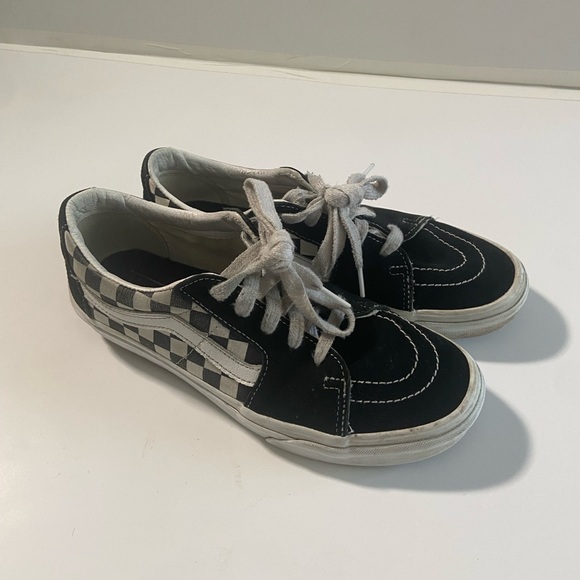 Checkered Old Skool black and white Vans - Picture 1 of 6